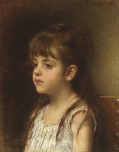若い女の子の肖像画